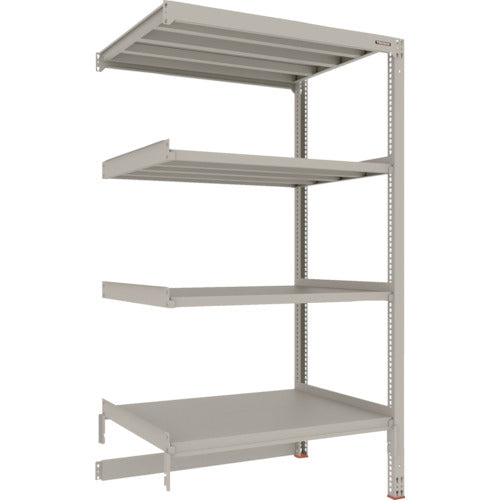 TRUSCO スチールラック M3型中量棚 台車天板収納型 H2100XW1200XD921 4段 連結