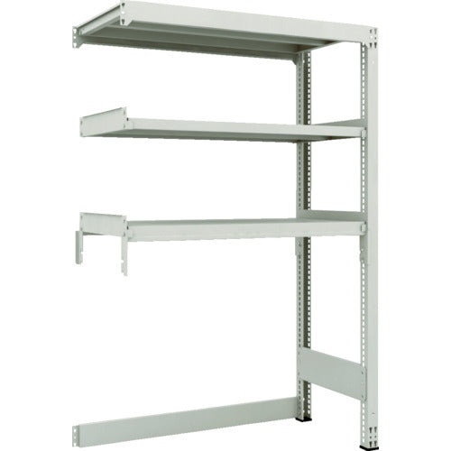 TRUSCO スチールラック M3型中量棚 下段開放型 W1200XD571XH1800 3段 連結