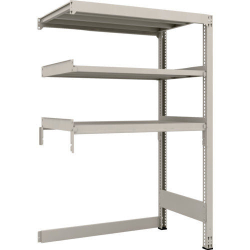 TRUSCO スチールラック M3型中量棚 下段開放型 H1800XW1200XD721 3段 連結