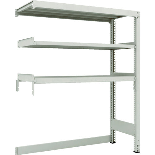 TRUSCO スチールラック M3型中量棚 下段開放型 W1500XD571XH1800 3段 連結