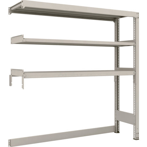 TRUSCO スチールラック M3型中量棚 下段開放型 W1800XD571XH1800 3段 連結