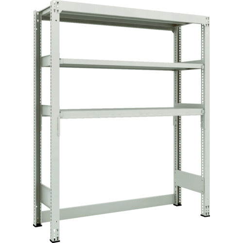 TRUSCO スチールラック M3型中量棚 下段開放型 W1800XD571XH1800 3段 単体