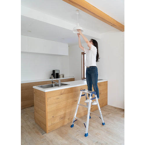 PiCa ステップ幅広 はしご兼用脚立 MCX型