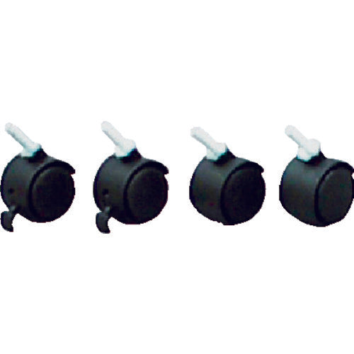 IRIS 106525 メタルラックミニ用キャスター 4個セット