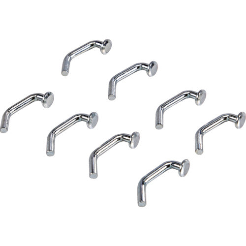 TRUSCO スチールラック軽中量棚用ロックピン 8本入