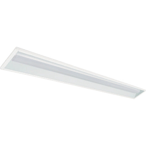 HotaluX LED一体型ベース照明 40形埋込下面開放タイプ190mm幅 本体 + 防災用照明器具 ライトユニット 5200lm