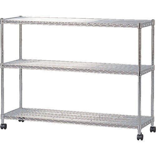 IRIS 104983 スチールラック メタルミニ(キャスター付)1100×350×830