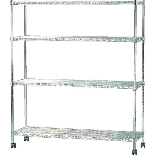 IRIS 104984 スチールラック メタルミニ(キャスター付)1100×350×1260