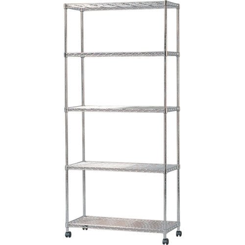 IRIS 104987 スチールラック メタルミニ(キャスター付)800×350×1745