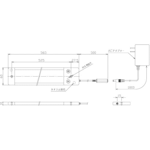 NIKKI 調光式LED面発光型ライト 21W AC100V