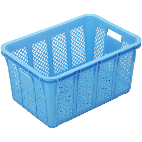 RISU メッシュコンテナ 130446 プラスケットNo.550本体44Lブルー金具なし 青