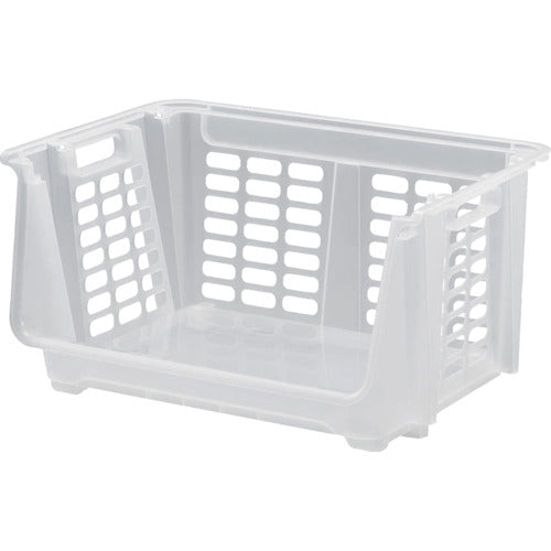 SANKA 積み重ねケース ナチュラ ストックス クリア