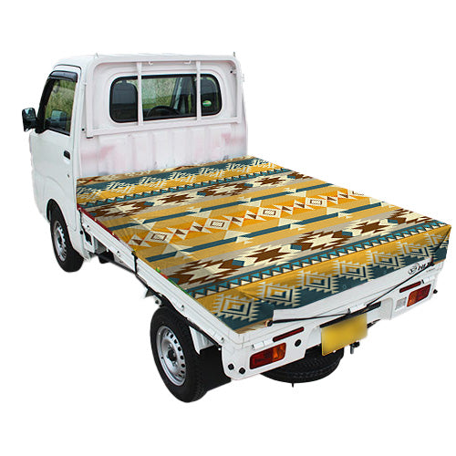 軽トラ用・デザイントラックシート【ネイティブシート柄】（1.9×2.1m