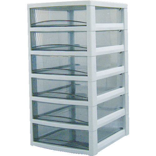 IRIS 245502 オフィスチェスト中6段 OCE-600R