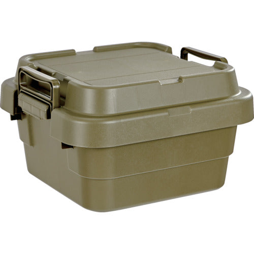 TRUSCO トランクカーゴ フラット天板仕様 浅型 20L ОD色