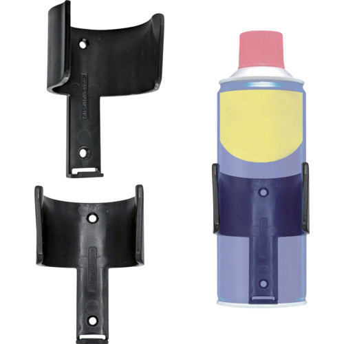 ステルスマウント スプレー缶ホルダー(2個入り)ブラック