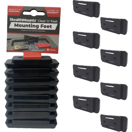 ステルスマウント クレートンフィートマウンティングフィート(8個入り)ブラック