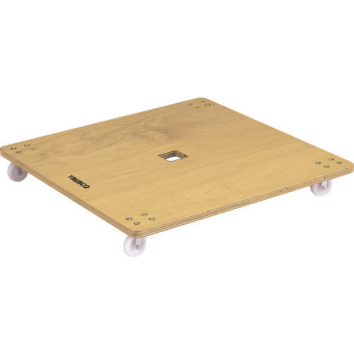 TRUSCO 合板平台車プティカルゴ 900X900 ナイロン車