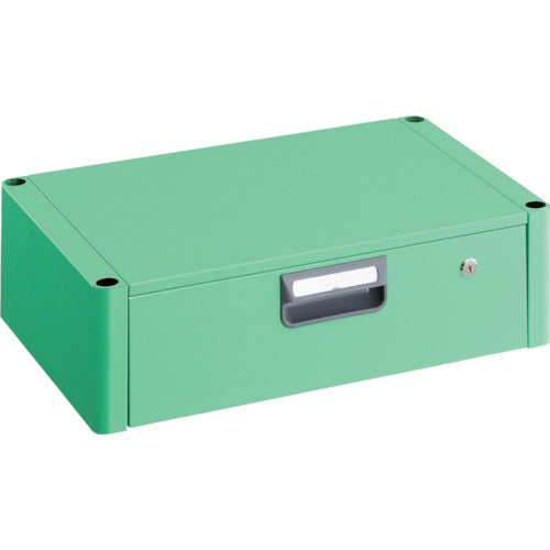 TRUSCO ツールワゴン フェニックスワゴン 1段引出 600X400 ヤンググリーン