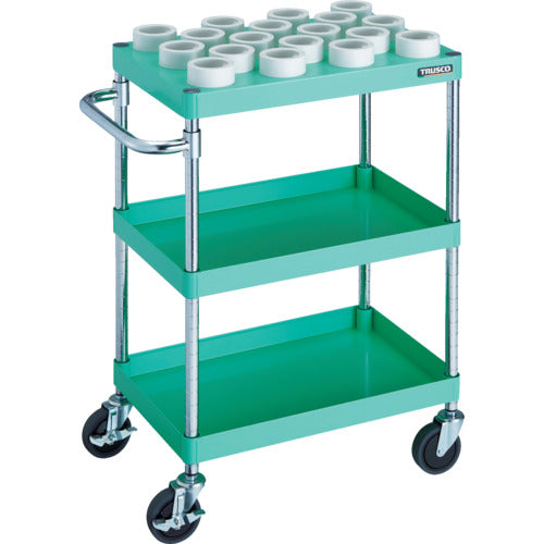 TRUSCO ツールワゴン フェニックスワゴン 600X400XH880 HSK63A ヤンググリーン