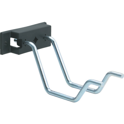 TRUSCO パンチングパネル用クランクフック 2本タイプ A型ベース