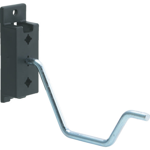 TRUSCO パンチングパネル用クランクフック 1本タイプ A型ベース