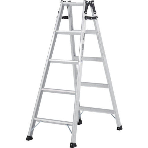 アルインコ 幅広踏ざん(55mm)はしご兼用脚立 1.41m