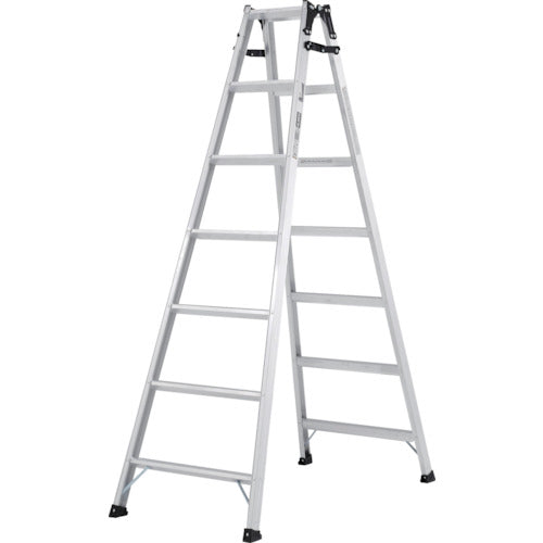 アルインコ 幅広踏ざん(55mm)はしご兼用脚立1.99m