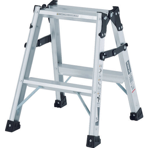 アルインコ 幅広踏ざん(55mm)はしご兼用脚立 0.52m