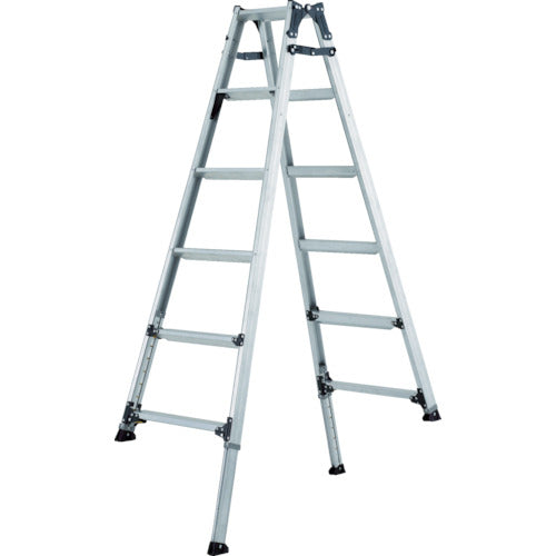 アルインコ 伸縮脚付きはしご兼用脚立(踏ざん幅60mm・各脚441mm伸縮)