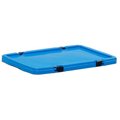 yazaki ポリテナー PT-18D/PT-28C/PT-36C用ロック付き蓋 PT-18DL SET ブルー