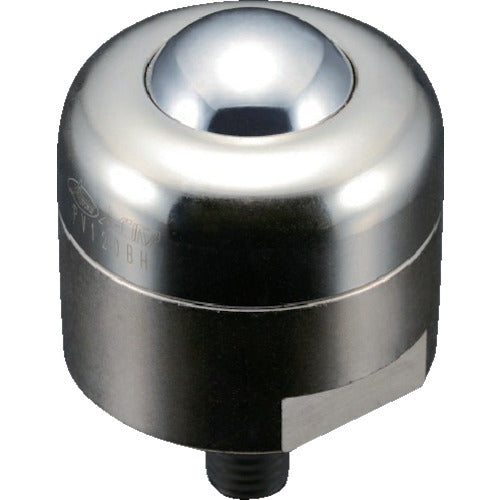 プレインベア ボールキャスター プレインベア ゴミ排出穴付 上向き用 ボルトタイプ スチール製 PV120BH 許容荷重200kg