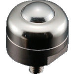 プレインベア ボールキャスター プレインベア 上下兼用 ボルトタイプ スチール製 PV120B 許容荷重200kg