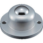 プレインベア ボールキャスター プレインベア ゴミ排出穴付 上向き用 フランジタイプ スチール製 PV120FH 許容荷重200kg