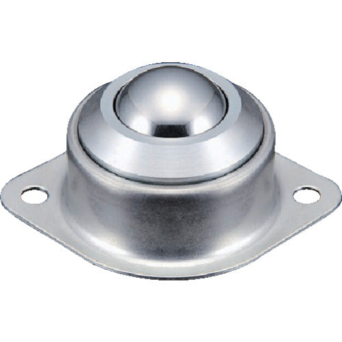 プレインベア ボールキャスター プレインベア ゴミ排出穴付 上向き用 スチール製 PV120H 許容荷重200kg