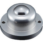 プレインベア ボールキャスター プレインベア ゴミ排出穴付 上向き用 フランジタイプ スチール製 PV160FH 許容荷重300kg