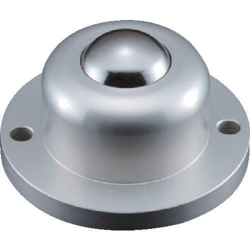 プレインベア ボールキャスター プレインベア ゴミ排出穴付 上向き用 フランジタイプ スチール製 PV260FH 許容荷重400kg