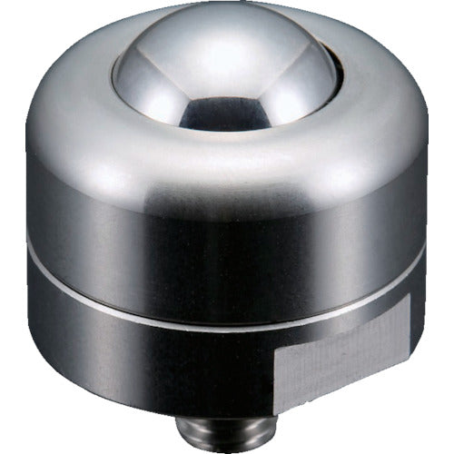 プレインベア ボールキャスター プレインベア ゴミ排出穴付 上向き用 ボルトタイプ スチール製 PV50BH 許容荷重110kg