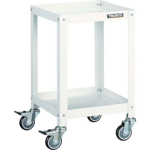 TRUSCO ツールワゴン ラビットワゴン 360X360 ウレタン車輪 ホワイト