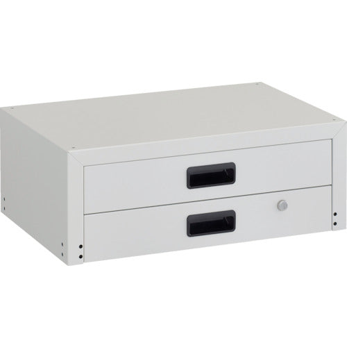 TRUSCO ツールワゴン ラビットワゴン用2段引出 600X400 ホワイト