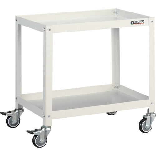 TRUSCO ツールワゴン ラビットワゴン 600X400 ウレタン車輪 ホワイト