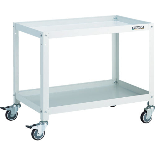 TRUSCO ツールワゴン ラビットワゴン 700X450 ウレタン車輪 ホワイト