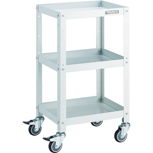 TRUSCO ツールワゴン ラビットワゴン 400X350 ウレタン車輪 ホワイト