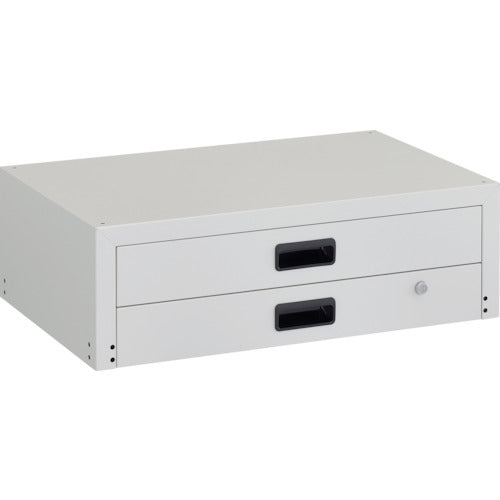 TRUSCO ツールワゴン ラビットワゴン用2段引出 700X450 ホワイト