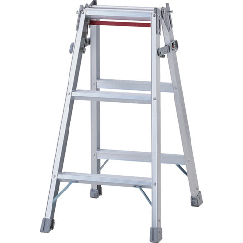 ハセガワ アルミはしご兼用脚立 標準タイプ ワンタッチバー RDー09(10927)