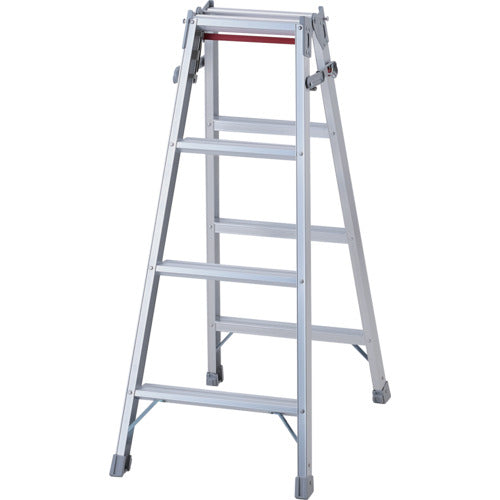 ハセガワ アルミはしご兼用脚立 標準タイプ ワンタッチバー RDー12(10928)