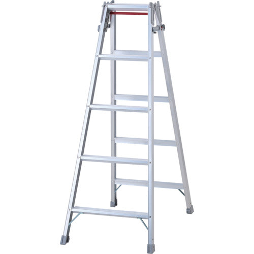 ハセガワ アルミはしご兼用脚立 標準タイプ ワンタッチバー RDー15(10929)