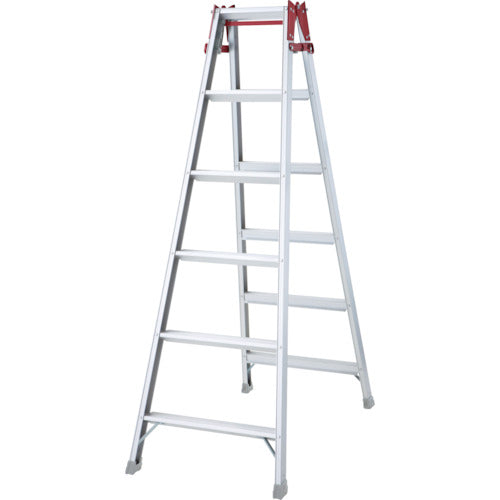 ハセガワ アルミはしご兼用脚立 ステップ幅広タイプ