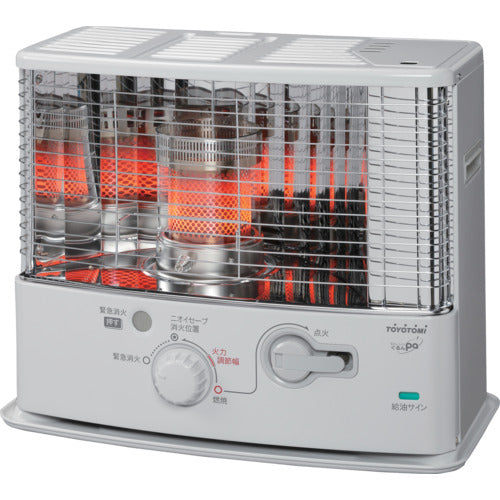 TOYOTOMI 反射型石油ストーブ 電池レス手回し着火タイプ RS−G3024−W