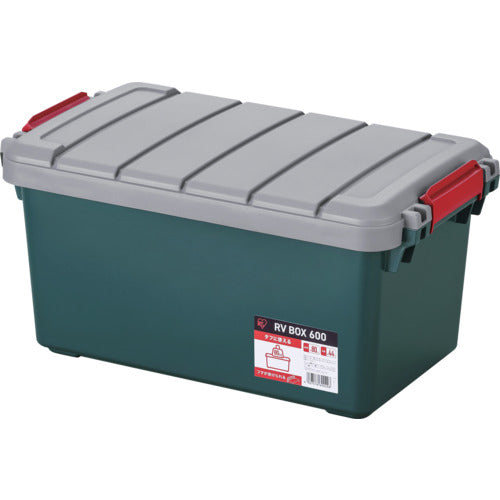 IRIS 299971 RVBOX600 グレー/ダークグリーン